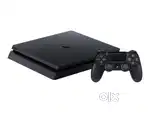 PS4 - Sony PlayStation 4 Slim 500 Jet Black + GTA V + 3 GAMES