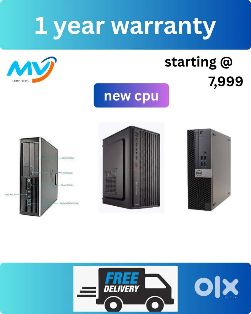 All Basic Software Loaded  Door Step Home delivery  Free Installation