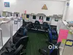 Library set up 39 sheet with revolving chair