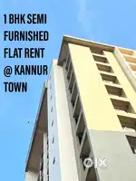 1 BHK SEMI FURNISHED FLAT RENT @ KANNUR TOWN