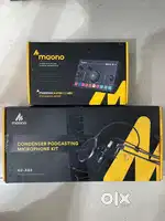 condensor microphone and audio interface/mixer