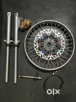 rx king disc set for splendor , rx , samurai , shogun , etc