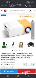Mini projector 480p