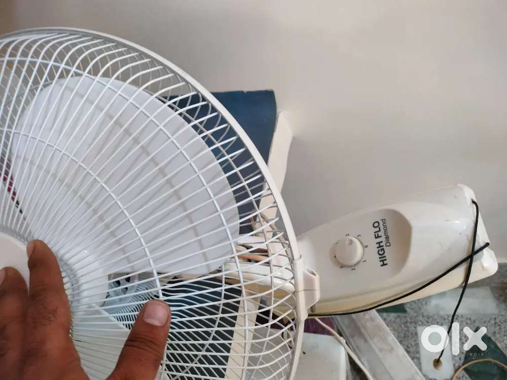 White Board + steel crockery stand + wall Fan
