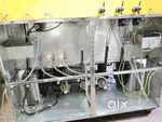 Real soda machine with running plant