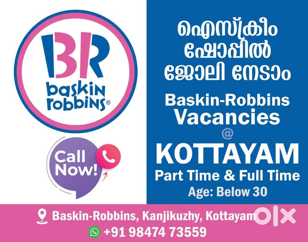 Sales staff for ice cream counter
