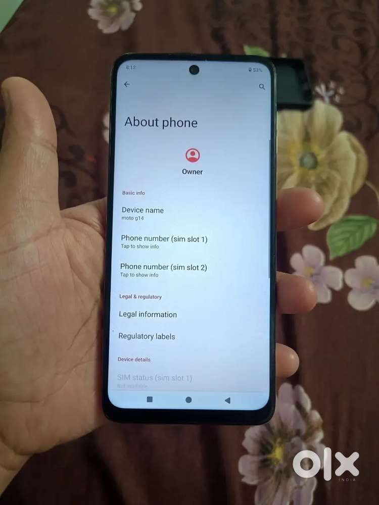 Motorola Moto g14 4/128 mobile sale excellent condition