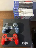 Selling PS4 1 TB along with games + 2 controllers