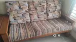 Very good condition teak wood sofa