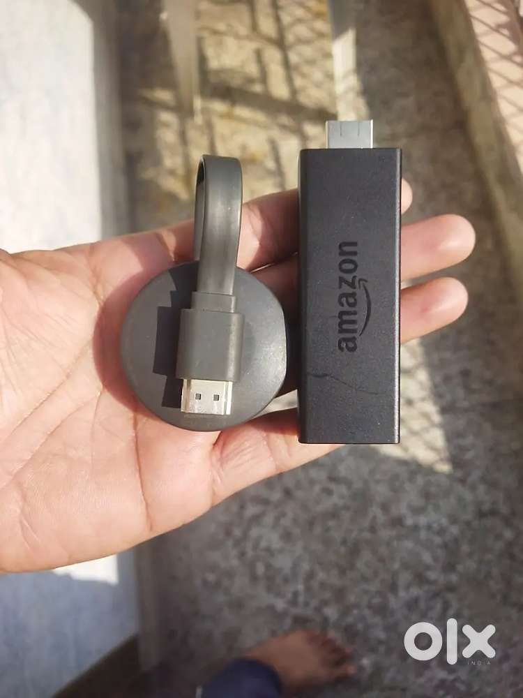 Google Chromecast firestick and router.
