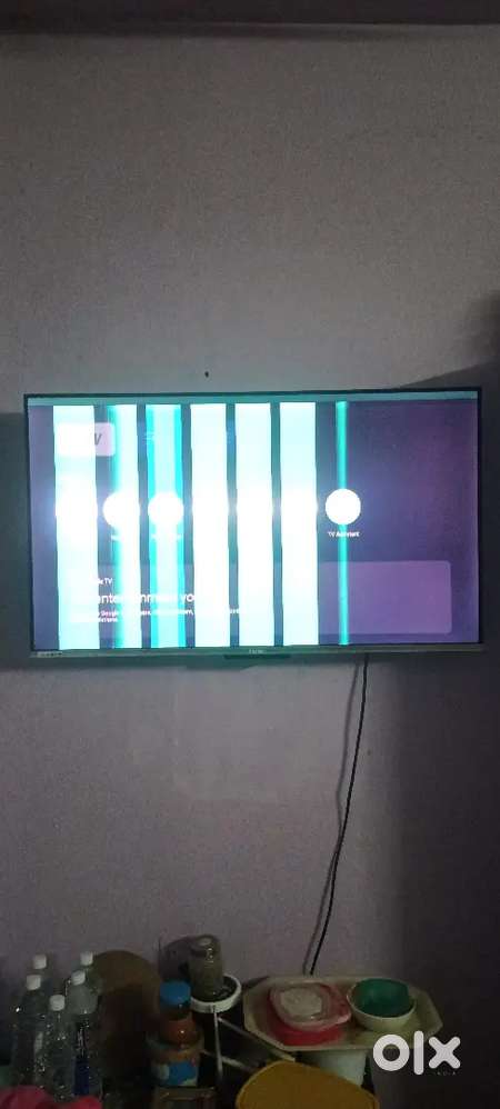 2 years old. 43 Inch brand haier Display. Problem