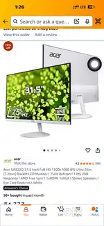 Acer 32 inch Moniter