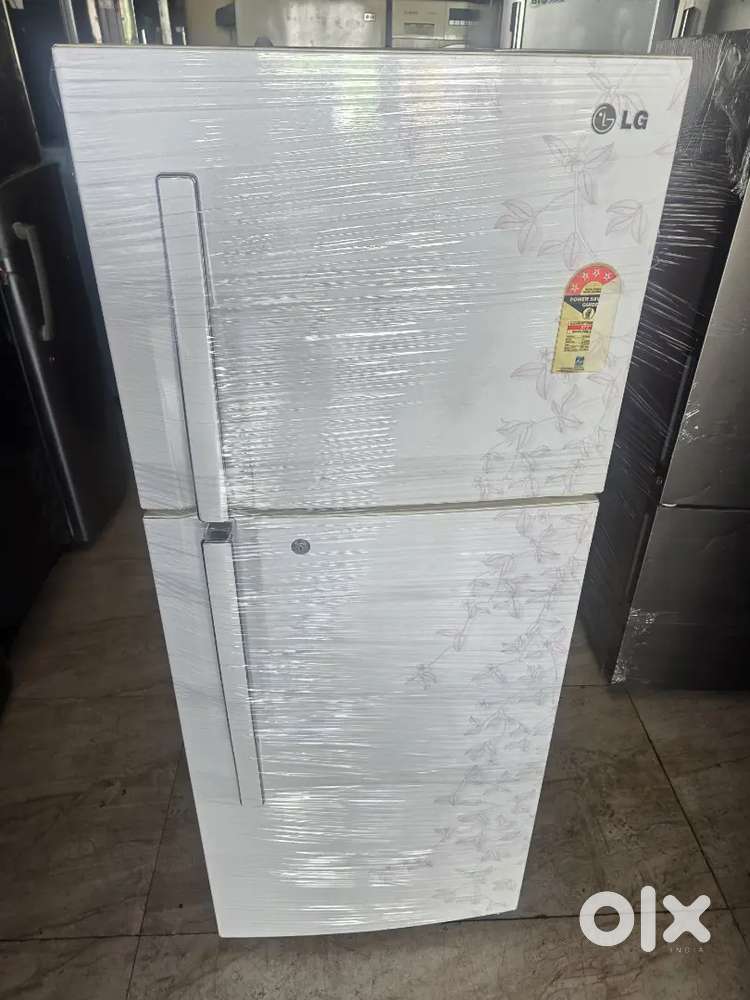 LG double door white colour inverter model star rating refrigerator