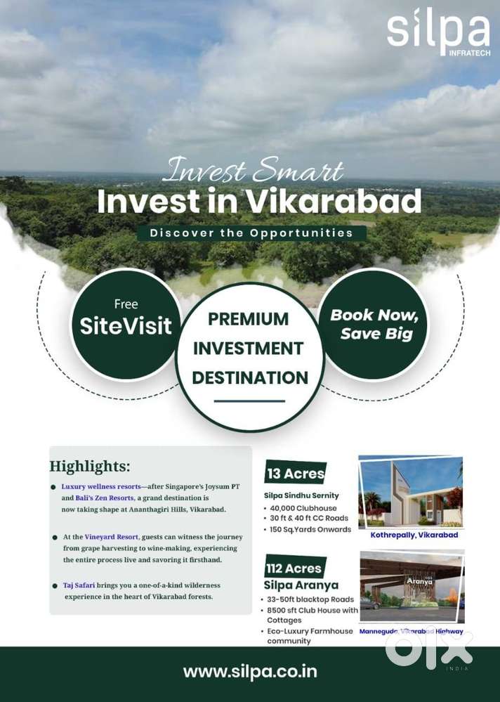 Villa Plots for Sale Near Manneguda