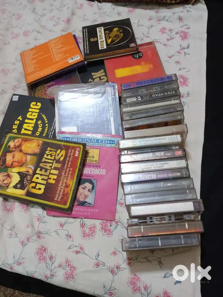 CDs and cassettes