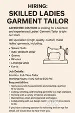 Tailor: Male/Female