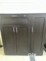 Cupboard - shoe rack - study table - bar - 3 seater Sofa
