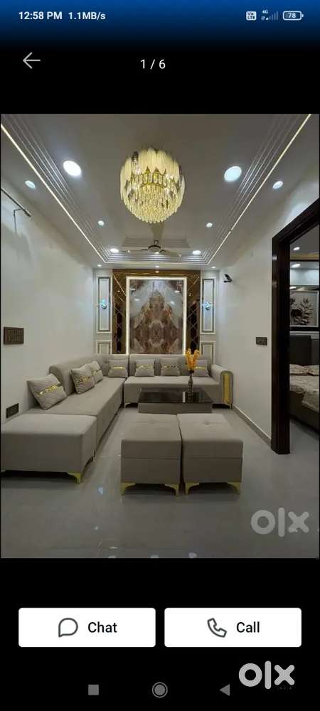 Fully indipendent 2bhk fully furnished flat for rent in uttam nagar