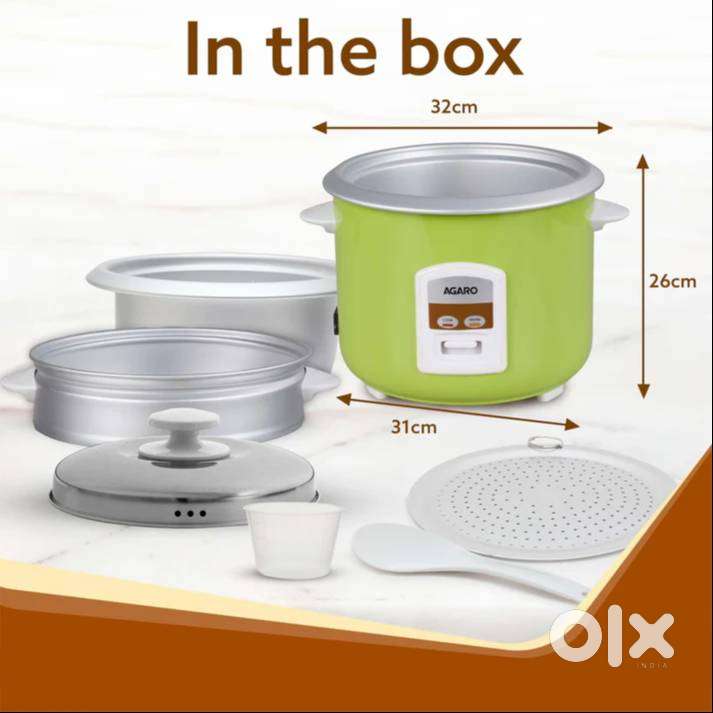 New Agaro Electric Rice Cooker, 1.8L (didn't use once)