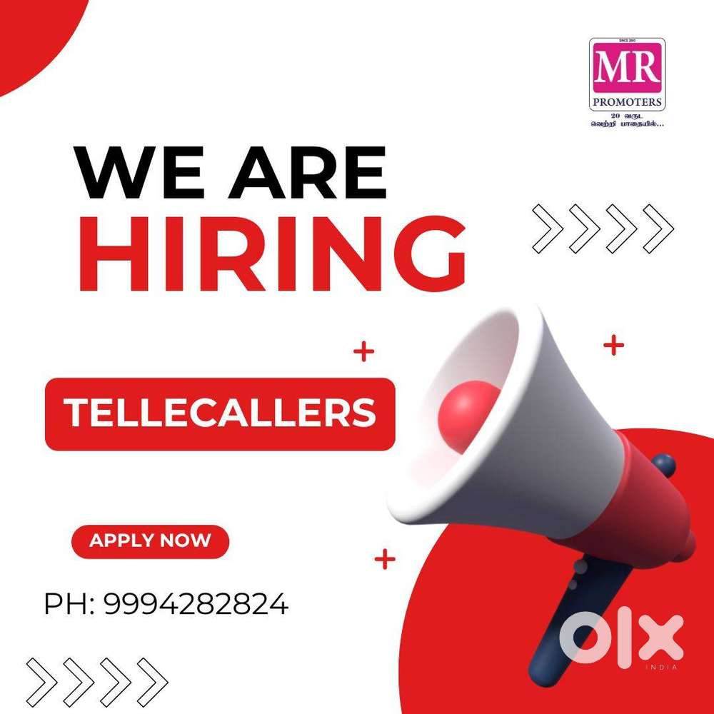 Wanted Telecallers Attractive salary + incentives