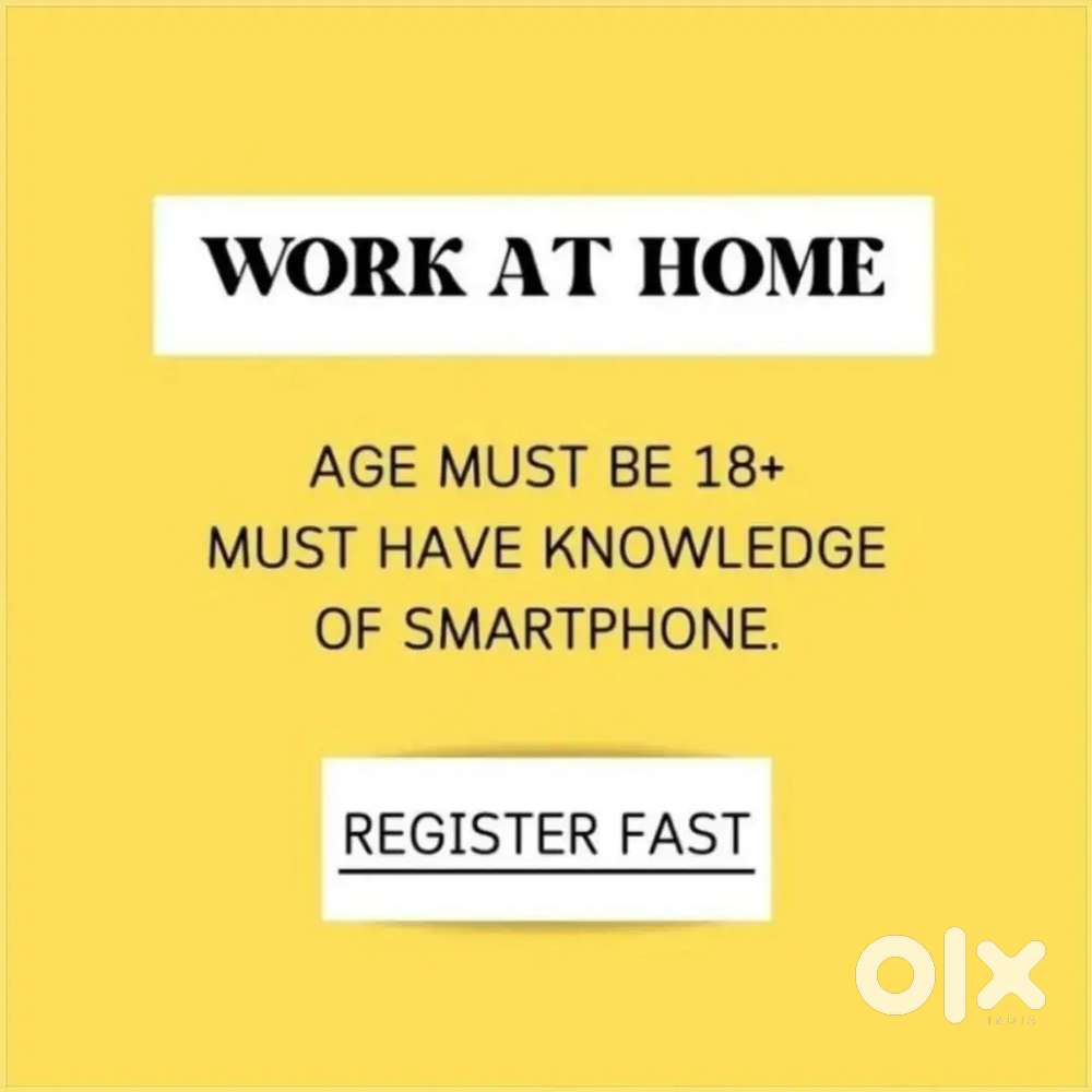 Work from home  name  age  qualification mobile number