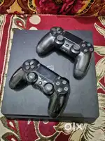 Ps4 Slim 1tb 6.72 with 2 controllers