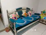 Sofa cum bed and 3/6 bed with mattress (Purchased 3 Month's ego)
