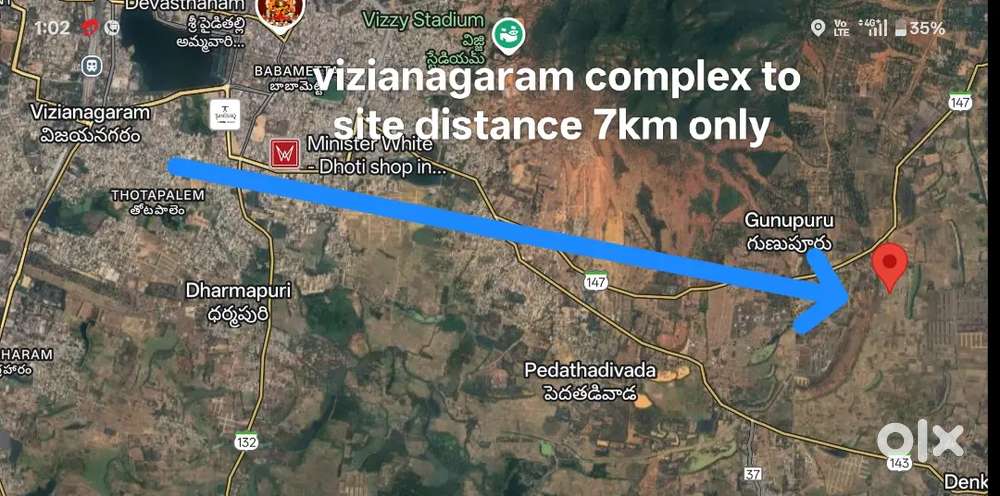 Sale my site agriculture land.vmrd plan41 commercial site airport 15km