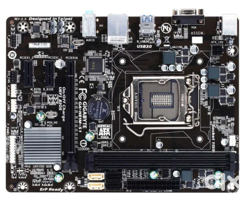 Core i3 4th Gen Motherboard processor combo