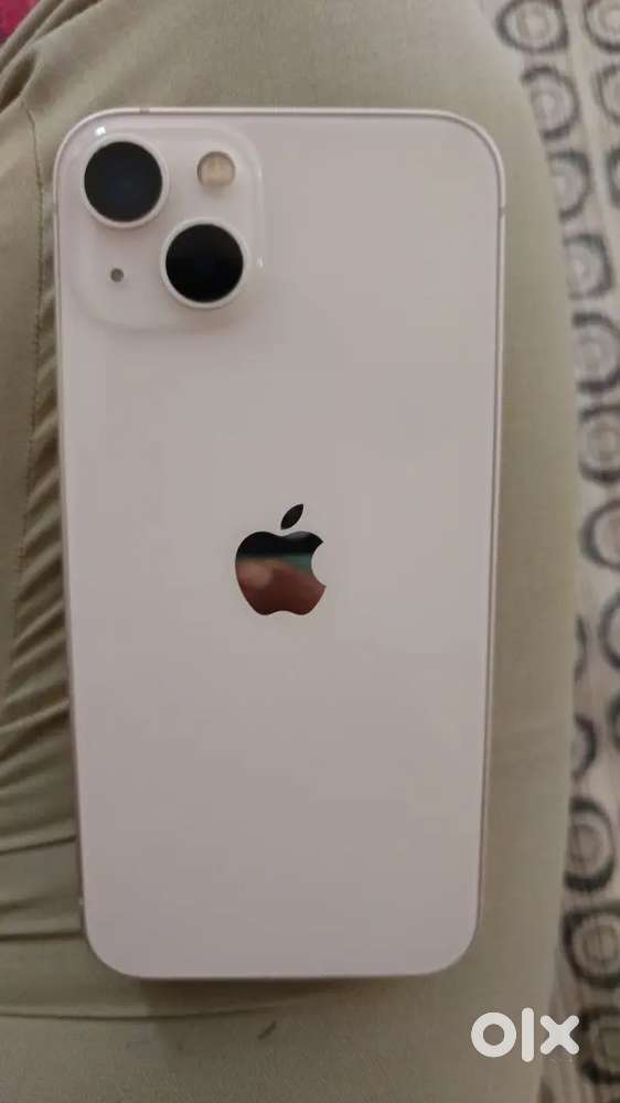 I phone 13 pink colour & 128 GB with charjer & cover 100 condition