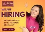 We sre hiring spa therapist