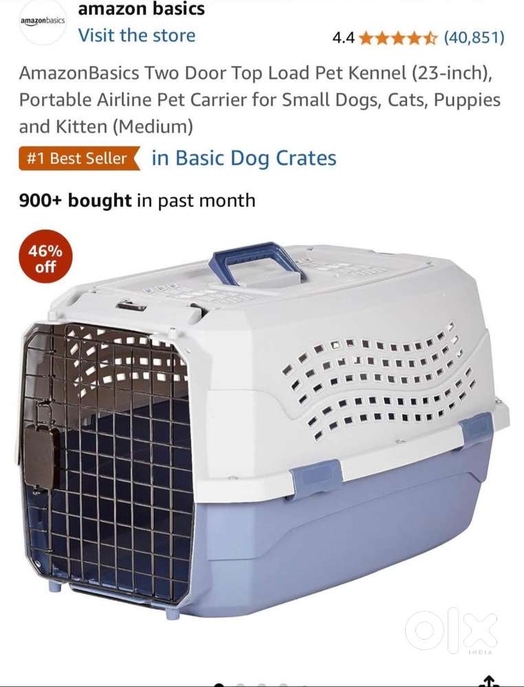 Travel crate for cats & small dogs