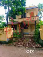 Bachelor's and Family Furnished 2bhk Independent house for rent Aluva