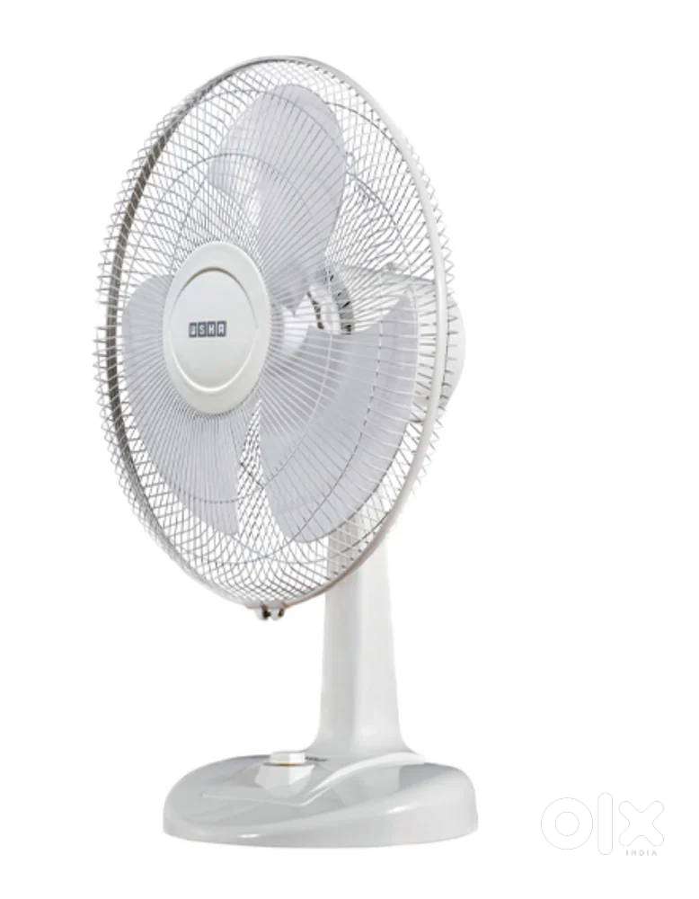 Usha Striker High speed White Table Fan @ Adithya steel house