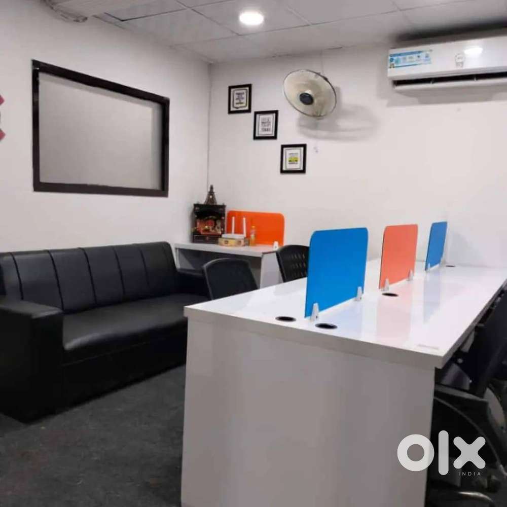Ready to  move office space for rent Noida Metro 16, 2Cabin+12Seats.