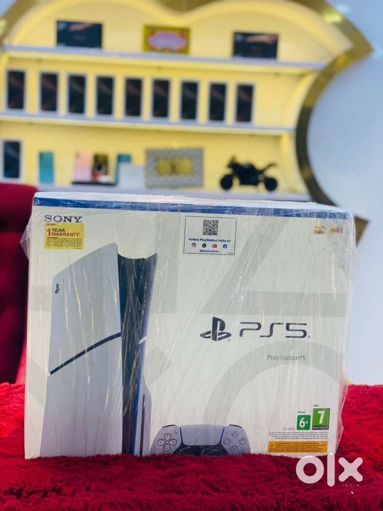 PS5 SLIM 1TB DISK EDITION SEALED WITH 1 YEAR WARRANTY