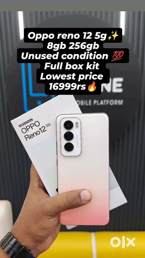 Price drop: oppo reno 12 8gb 256gb unused condition lowest price