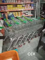 Trolees using in supermarket, good condition.,