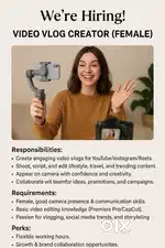 Anchor Video Vlog Creator (Female)