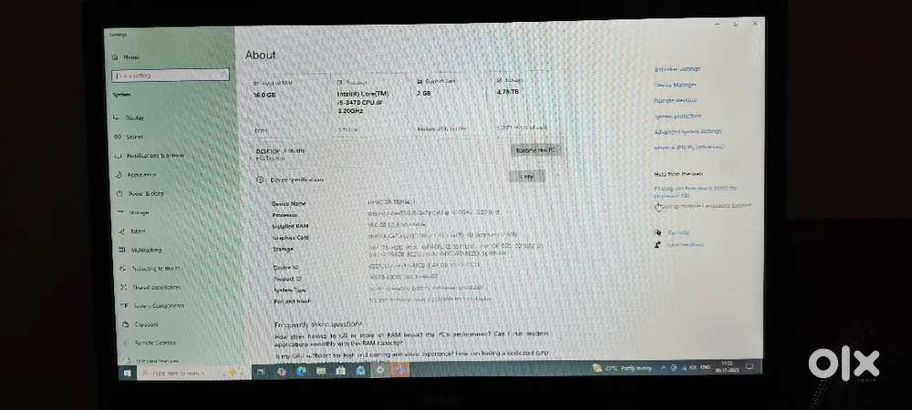 I5 2nd generation with win 11 and office 2021