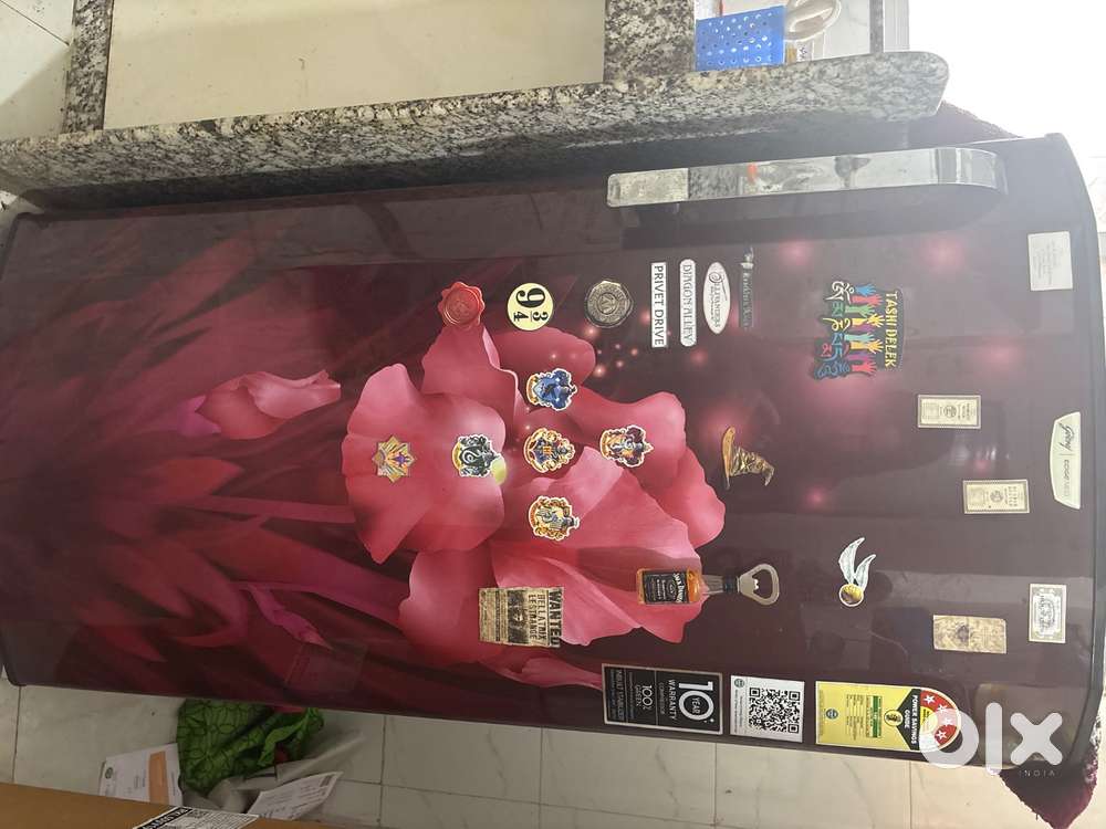 1 year used 1st hand Godrej edge neo 180 L red color