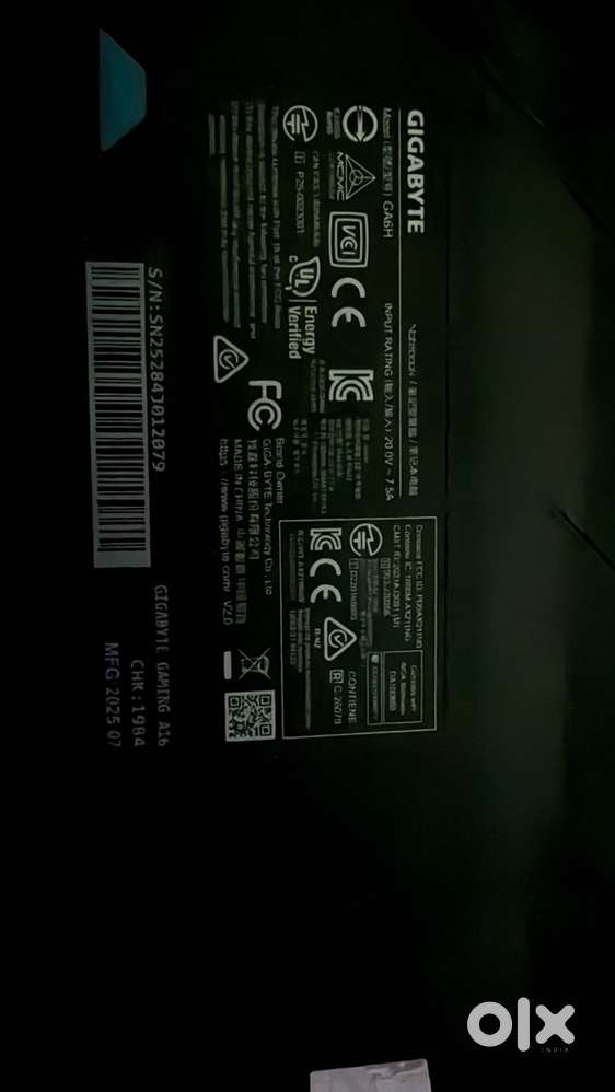 New gigabyte laptop from united kingdom