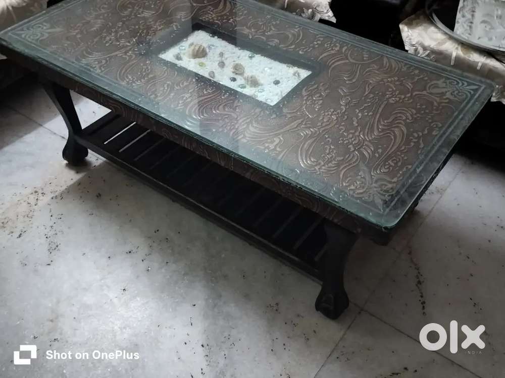 3 BEST ITEMS - Table with Sofa Set (3+1+1), Dressing Table