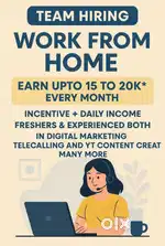 Work from home /part time/full time/ flexible hours