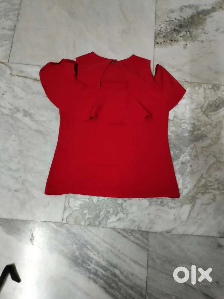 Top in red colour