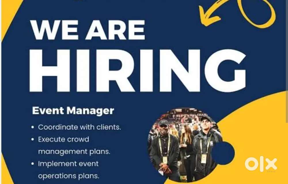 Need male event organizers