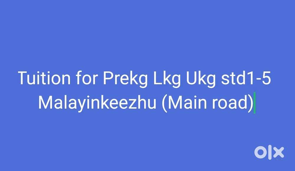 Tuition for Prekg,Lkg,Ukg ,std1-5