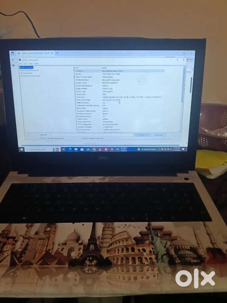 Dell laptop for sale in good condition
