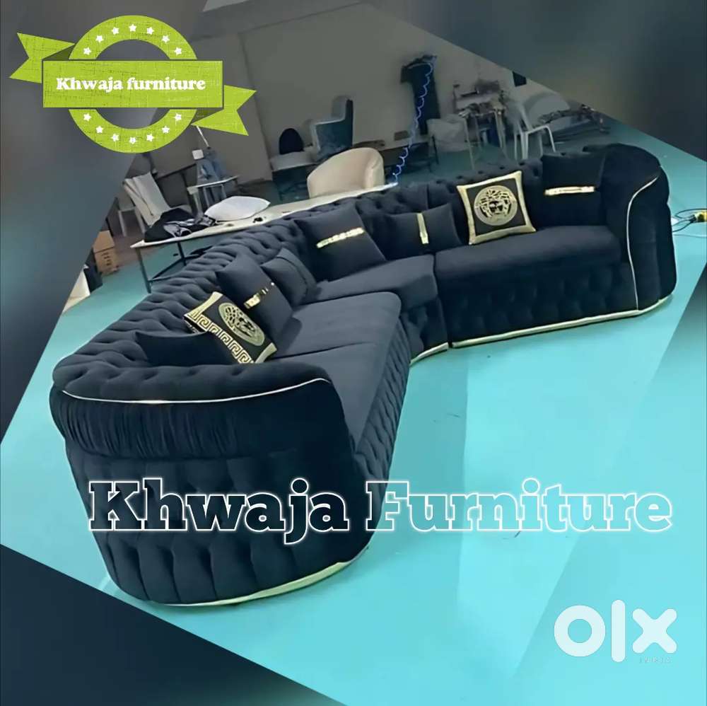 Khwaja Furniture. Beautiful sofa. Bajaj finance available.