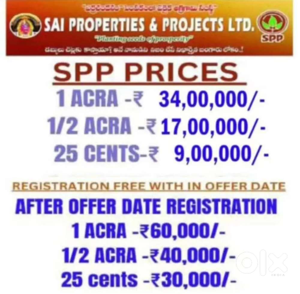 Red sandal farm lands